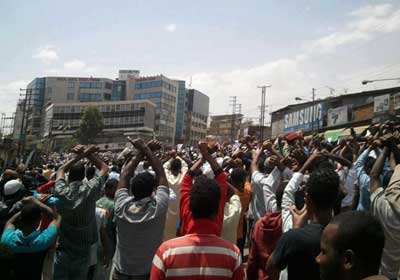 تظاهرات في إثيوبيا